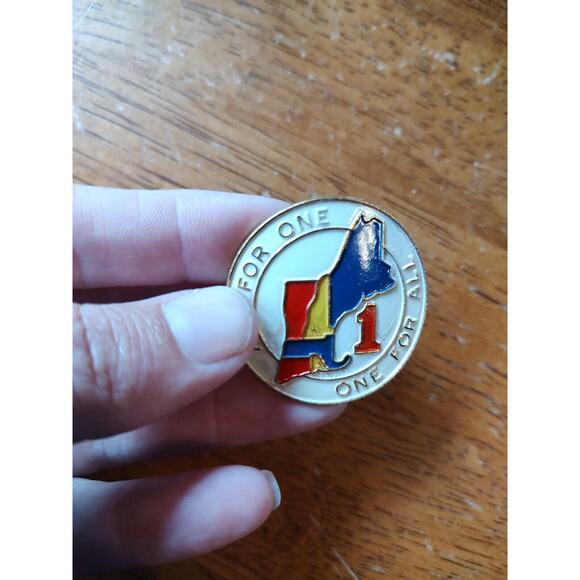 Vintage Original All For One One For All Boy Scouts of America Neckerchief Slide - Picture 2 of 5